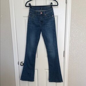 7 For All Mankind Indigo Flare Jeans